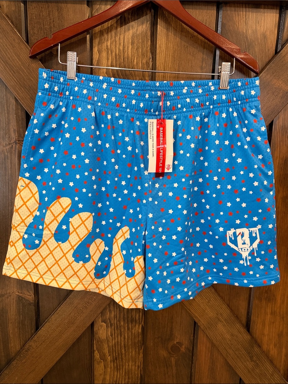 Baseball Lifestyle101, Ice Cream Shorts, USA